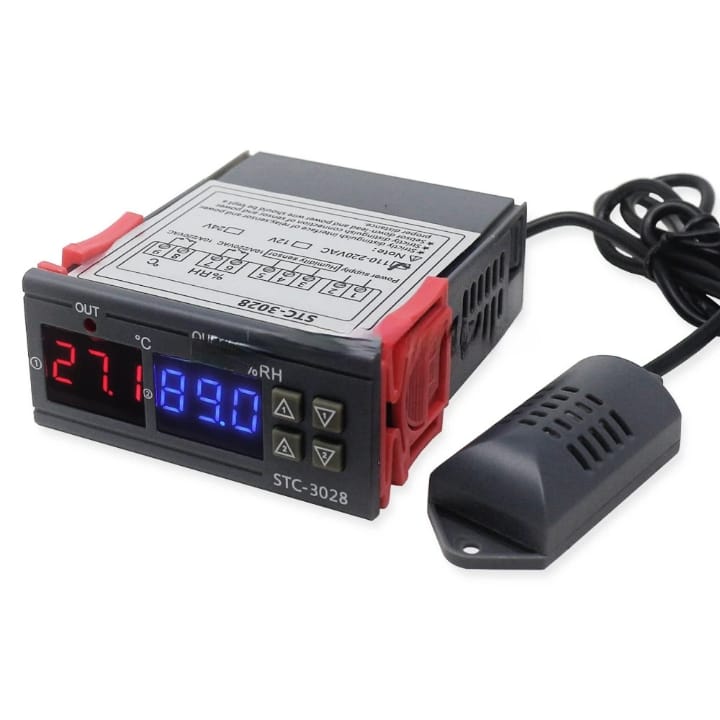 Contrôleur de température et humidité STC-3028 + sonde