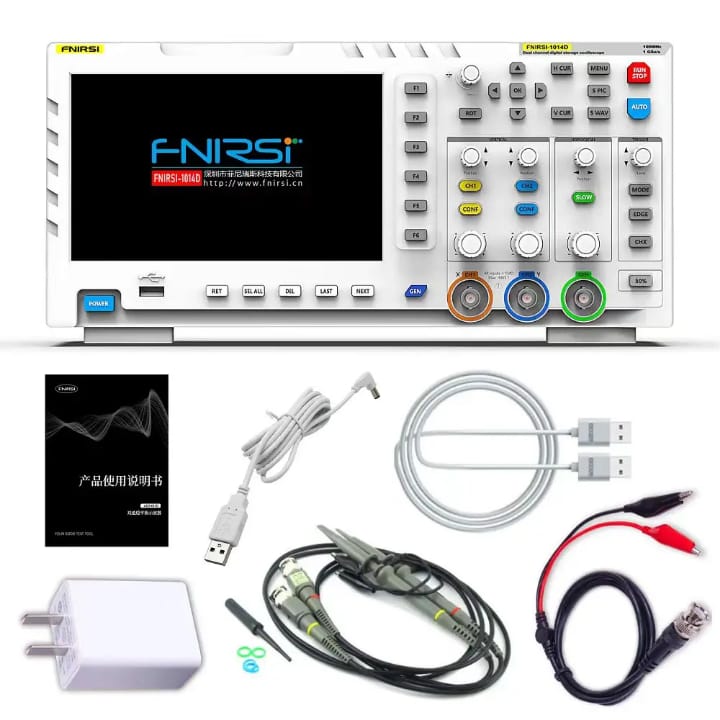 Oscilloscope numérique FNIRSI-1014D 2 voies avec générateur