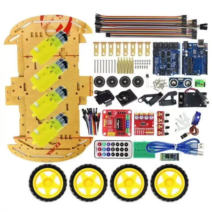 Kit robot 4 roues complet