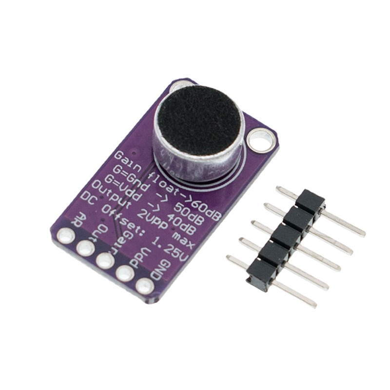 Microphone amplifié MAX9814 avec réglage automatique