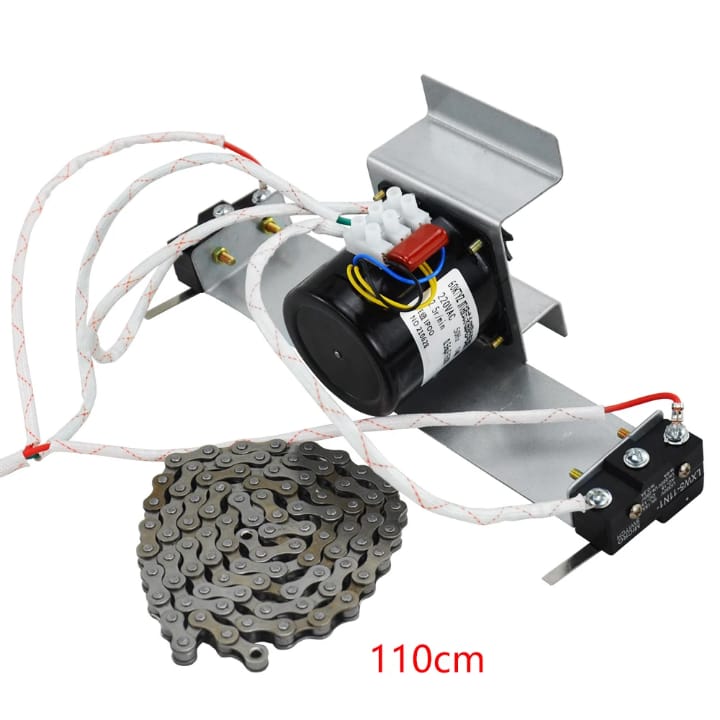 Mécanisme moteur à chaîne avec fins de course