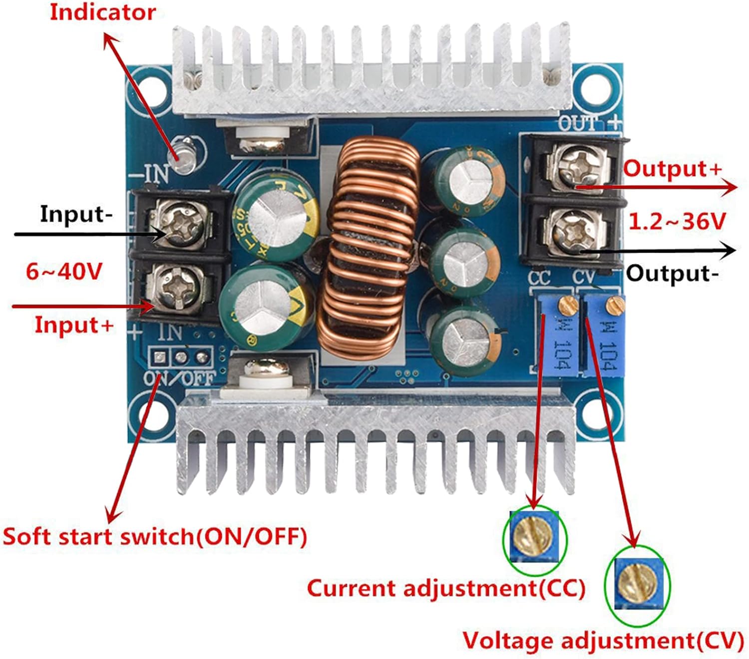 Module convertisseur DC‑DC HW‑920