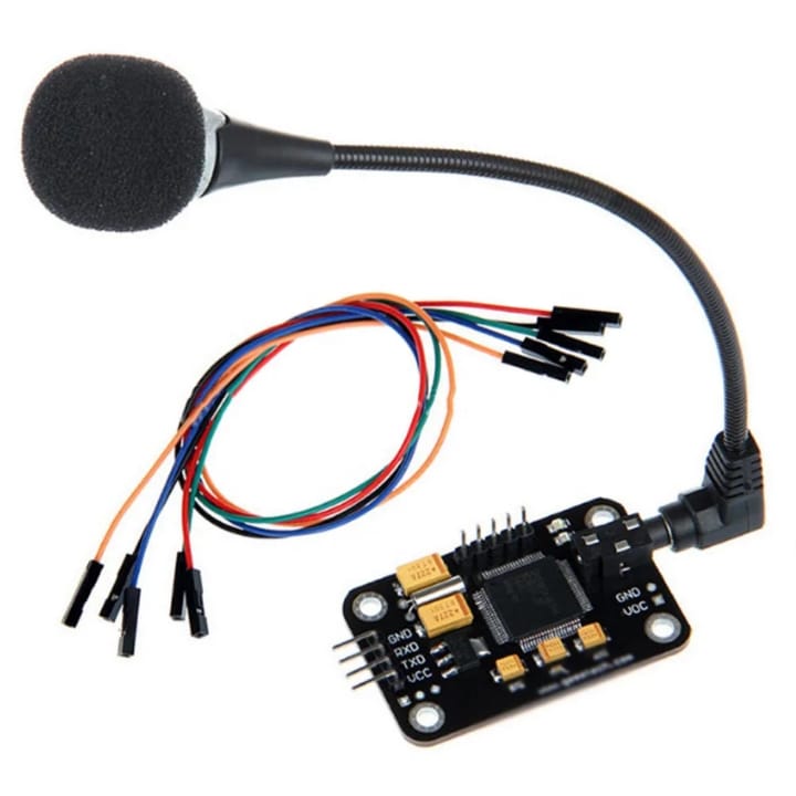 Module de reconnaissance vocale + microphone (liaison série)