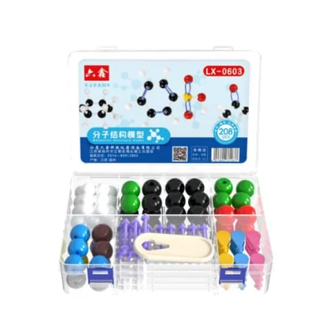 Kit de modélisation moléculaire LX‑0603 (208 pièces)