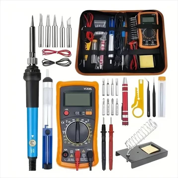 Kit fer à souder complet avec multimètre VC830L